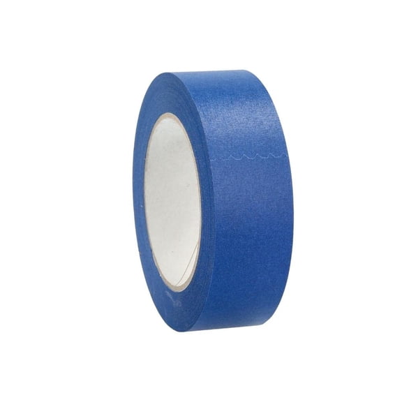 PackagingSuppliesByMail PSBM Blue Painters Tape, 8 Rolls, 5.5 Mil Thick, 1.5 Inch Wide, 60 Yards Per Roll, Total 480 Yards, for Multi-Purpose Uses, Labeling, Repairs, Safe Wall Painting & Decorating
