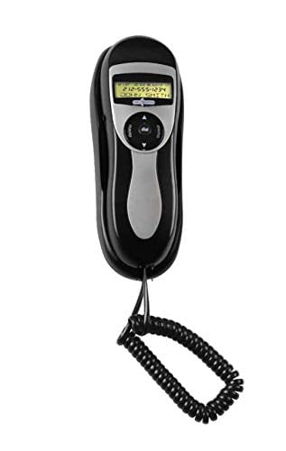 Packard Bell Slimline Corded Handset, Black