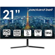 Packard Bell 21" FHD Monitor – HDMI/VGA, 75Hz, Tilt, VESA Mount