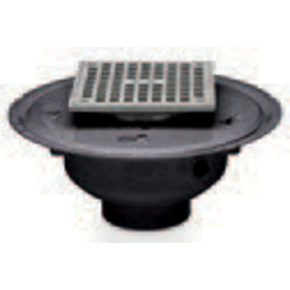 Packard DRAIN 2 ABS BODY ADJUSTABLE COMMERCIAL 82052 5 NICKEL ROUND GRATE