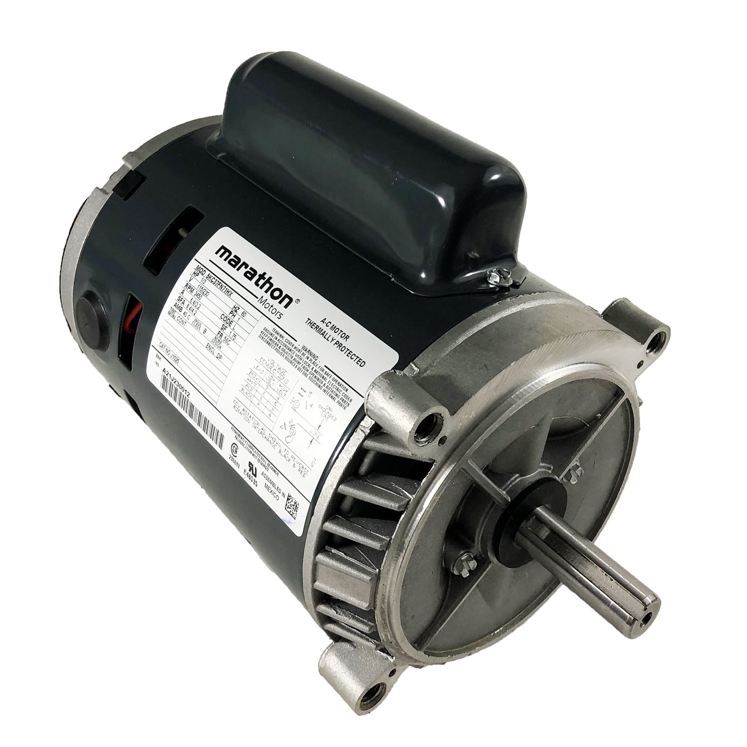 Packard J1025 Marathon 1/3 HP, 3450 RPM, 115/230 Volts, Motor
