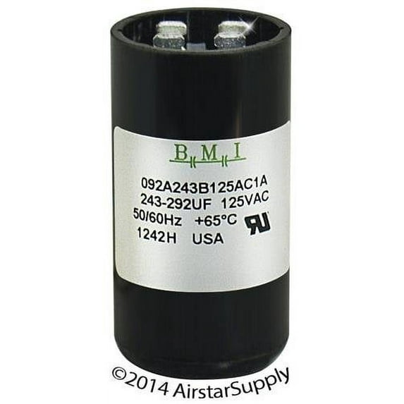 Packard PMJ243 Motor Start Capacitor. 243-292 MFD UF / 110-125 VAC