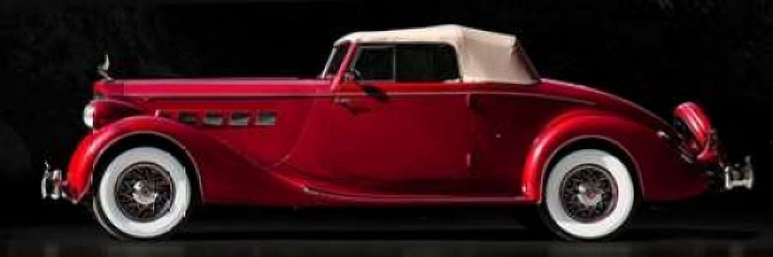 Packard Super Eight Coupe Roadster Canvas Art - Gasoline Images (8 x 24)