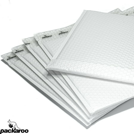 Packaroo Premium White Poly Bubble Mailer Shipping Bags