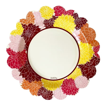 Packed Party 10 Ct. Mums The Word Dessert Plates