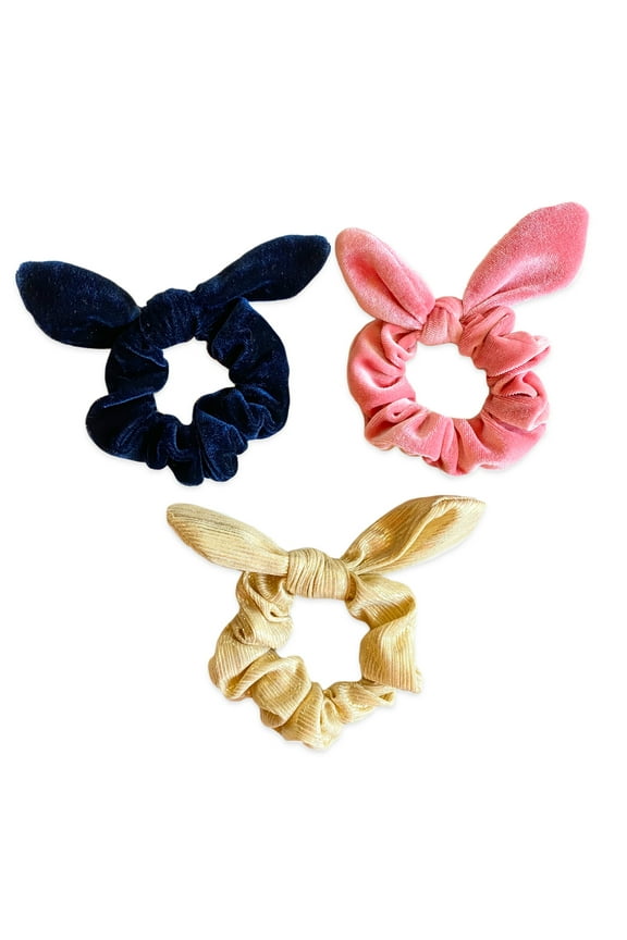 3 Pc. Top Tie Scrunchie Set