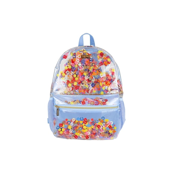 Packed Party Backpack; Women's Small Fashion Shoulder Book Bag; Trendy Look for Ladies at School, Work, and Travel (Little Letters)