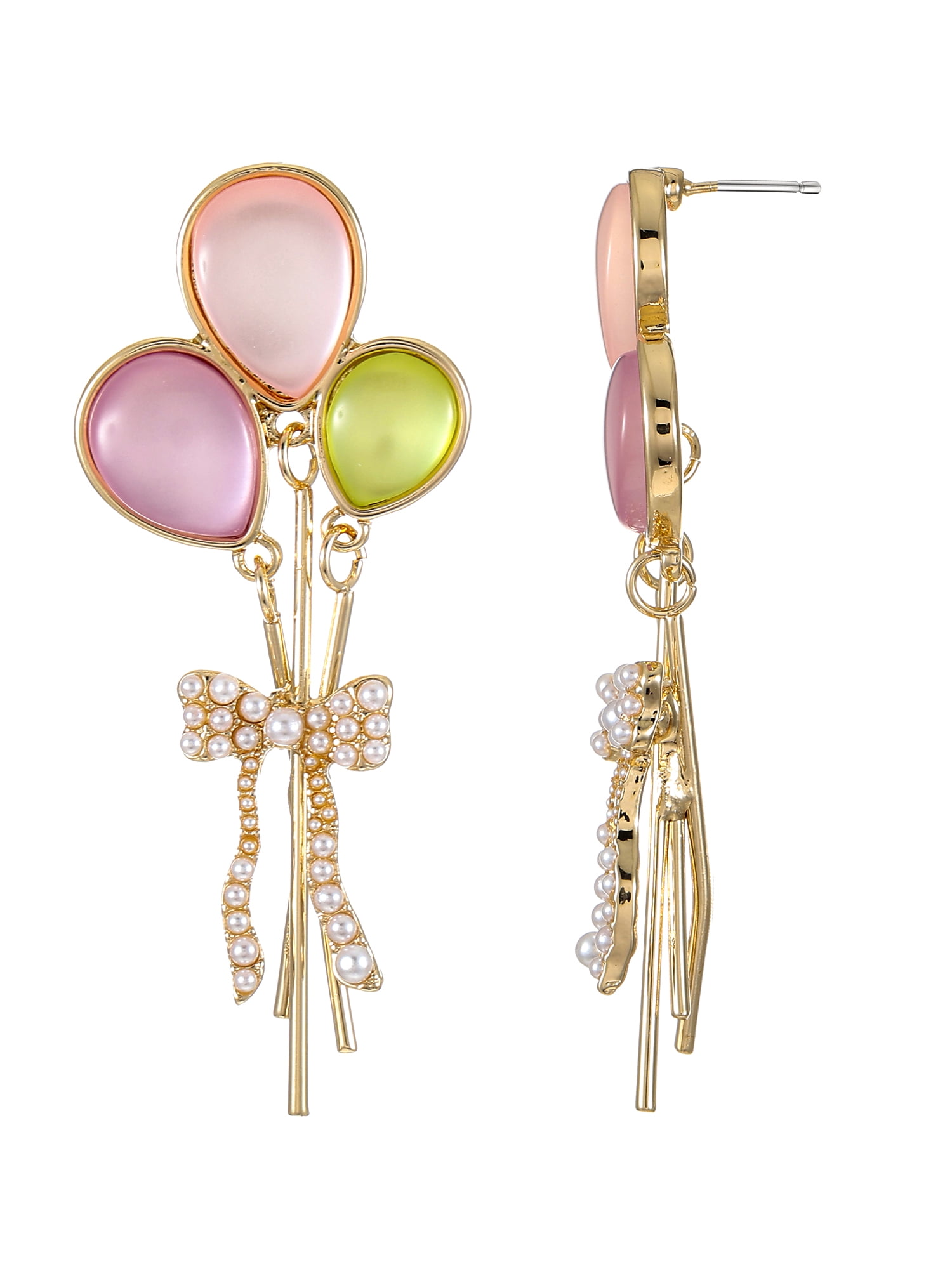 Packed Party Balloon Earrings, 1 Pair