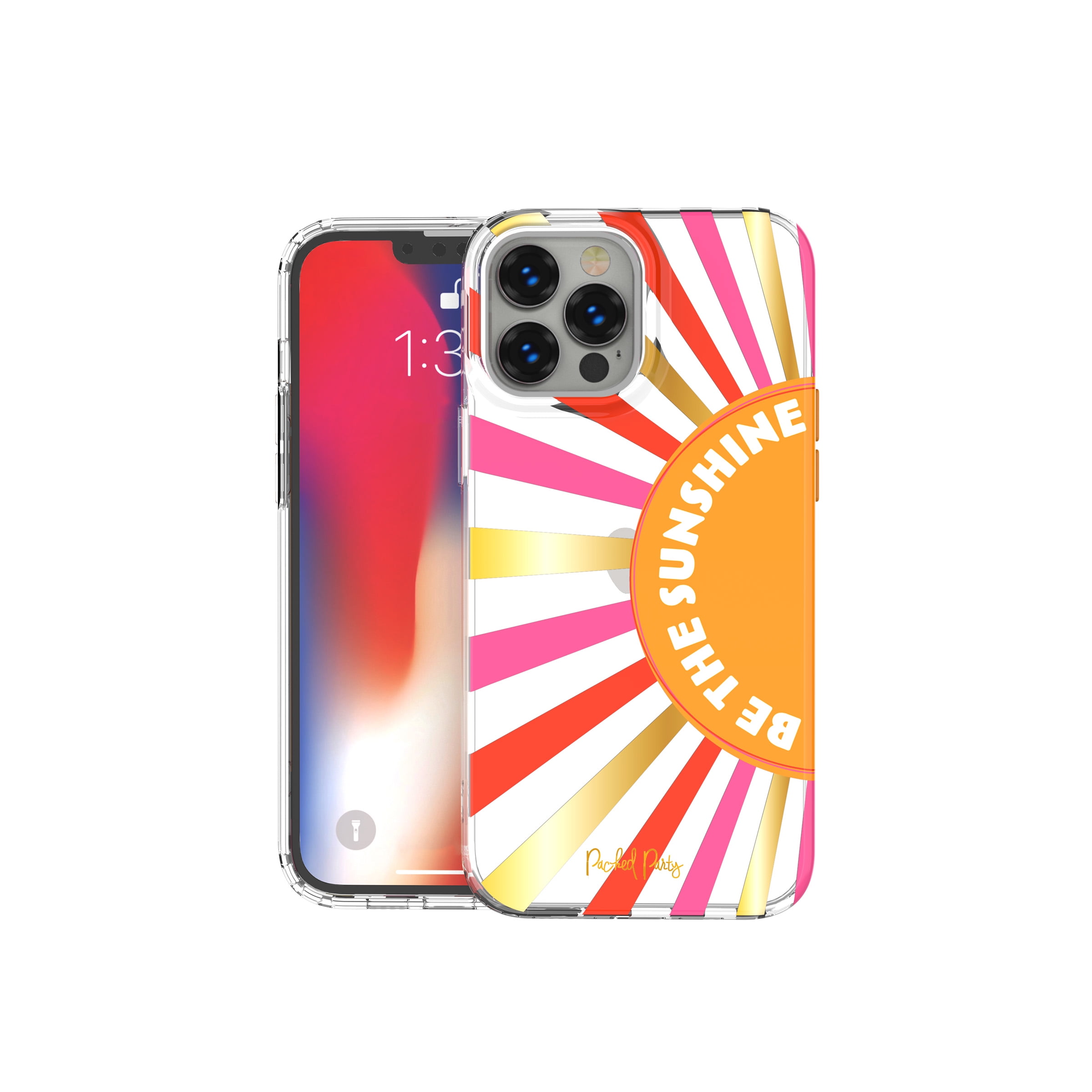 Packed Party "Be the Sunshine" iPhone Case | Fits iPhone 12 or 12 Pro | Durable, Slim Design and 10-Ft. Drop Test Certified