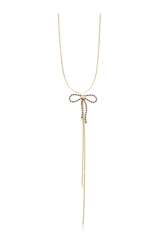 Bow Lariat Necklace
