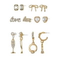 thumbnail image 1 of Packed Party Bridal Earring Set, 6 Pairs, 1 of 4
