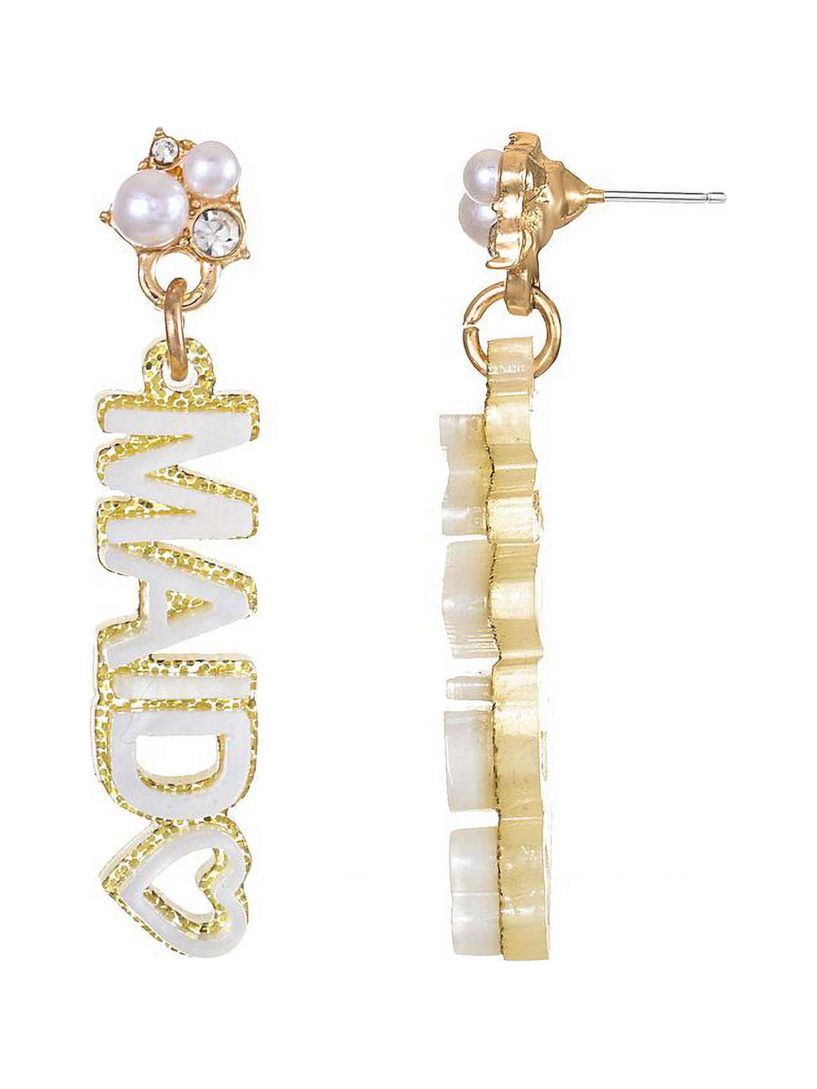 Packed Party Bride's Maid Earring