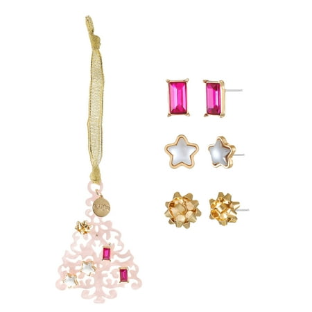 Packed Party Christmas Tree Ornament Earring Set