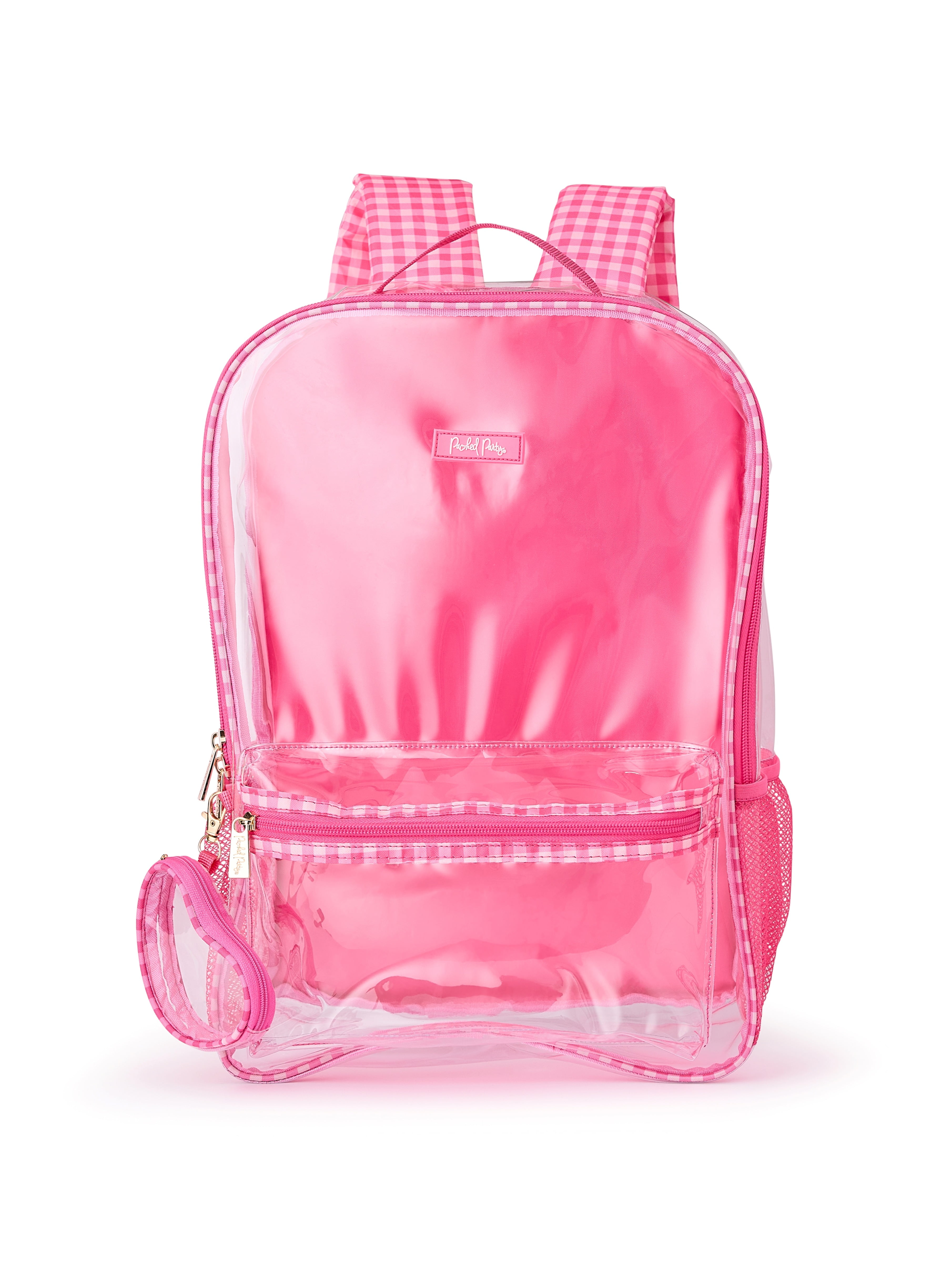 Pink Transparent Backpack Target AD Sutton Girls Pink Deluxe Clear