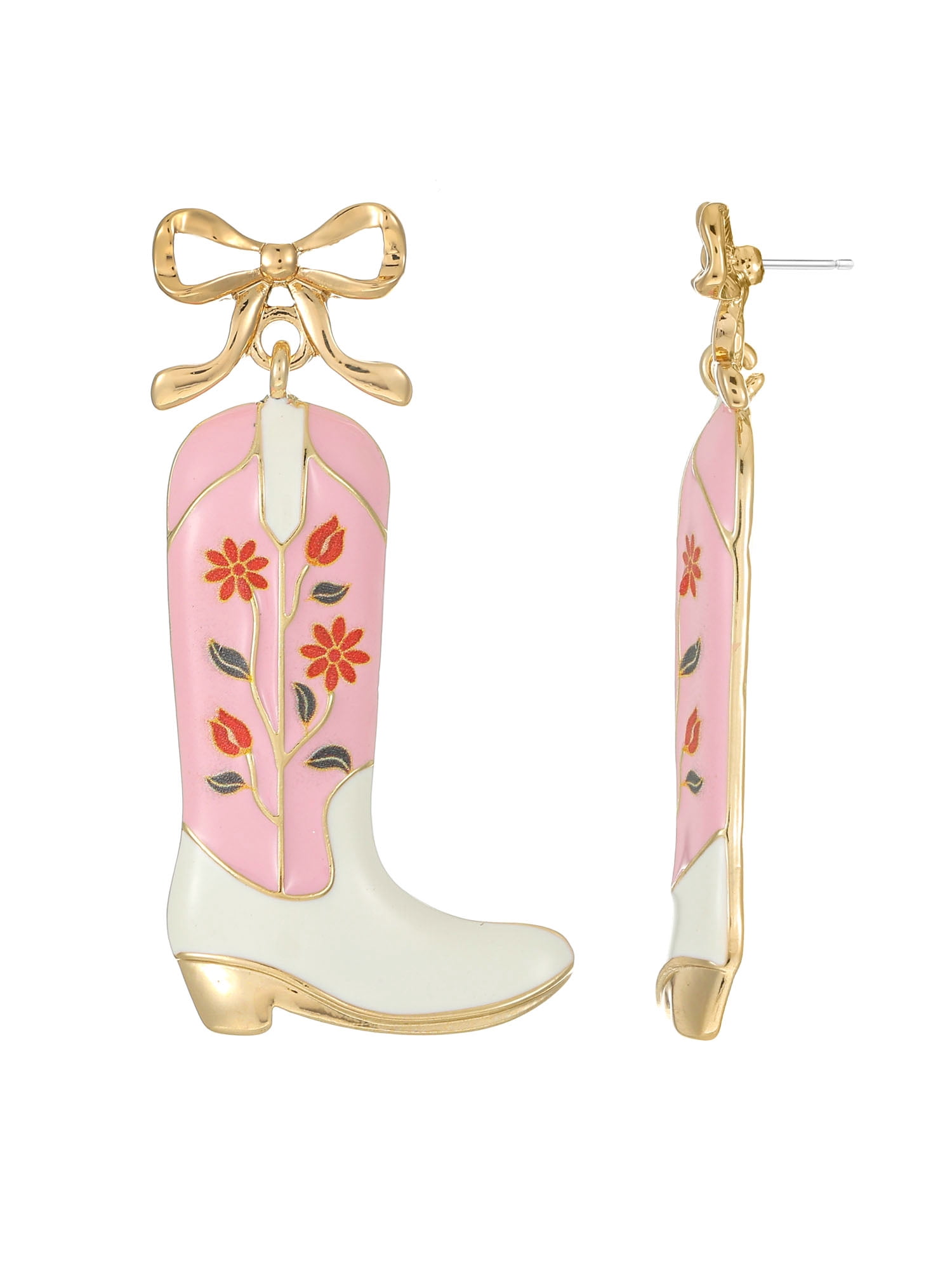Cowgirl Chic Boot Dangle Earrings
