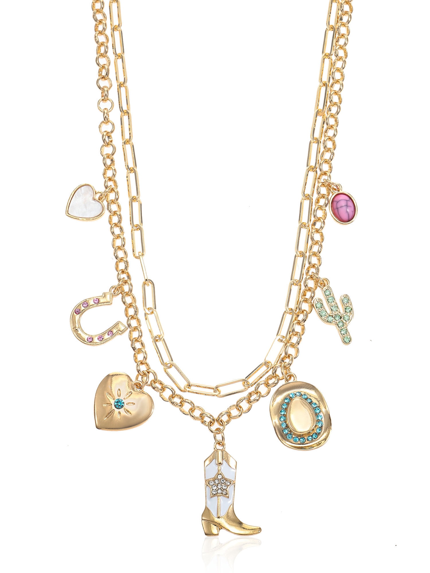 Cowgirl Summer Layered Necklace, 1 Piece
