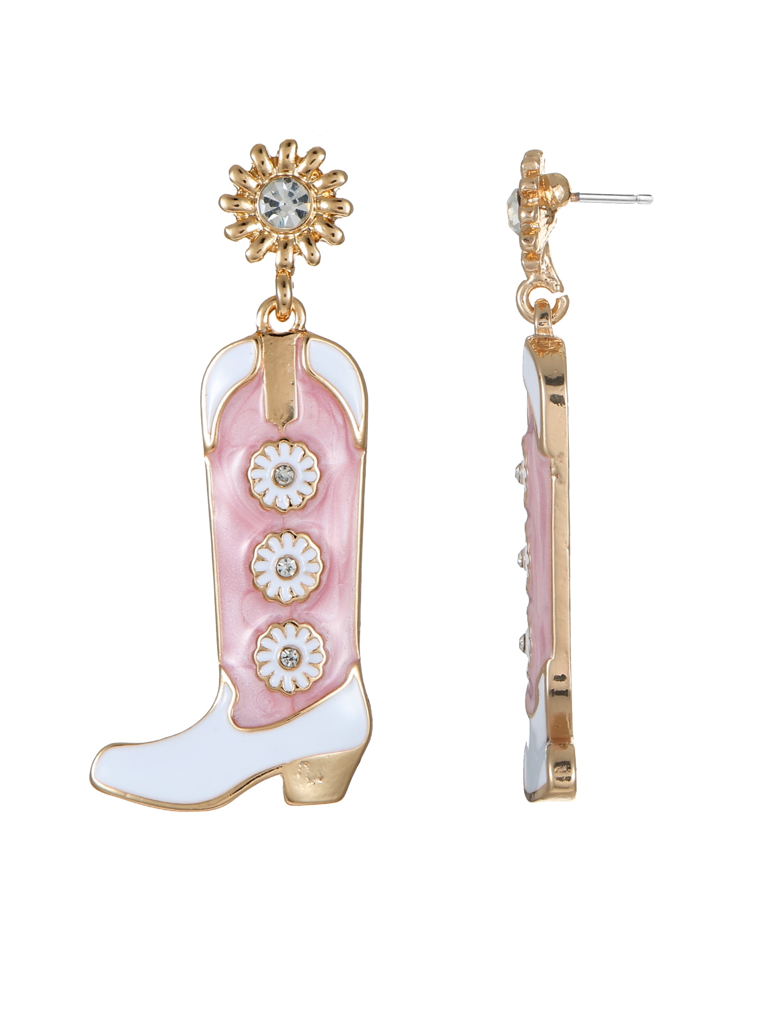 Daisy Western Boot Earrings