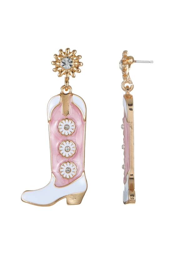 Daisy Western Boot Earrings