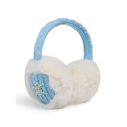 Snow Cute Knit Earmuffs, Blue