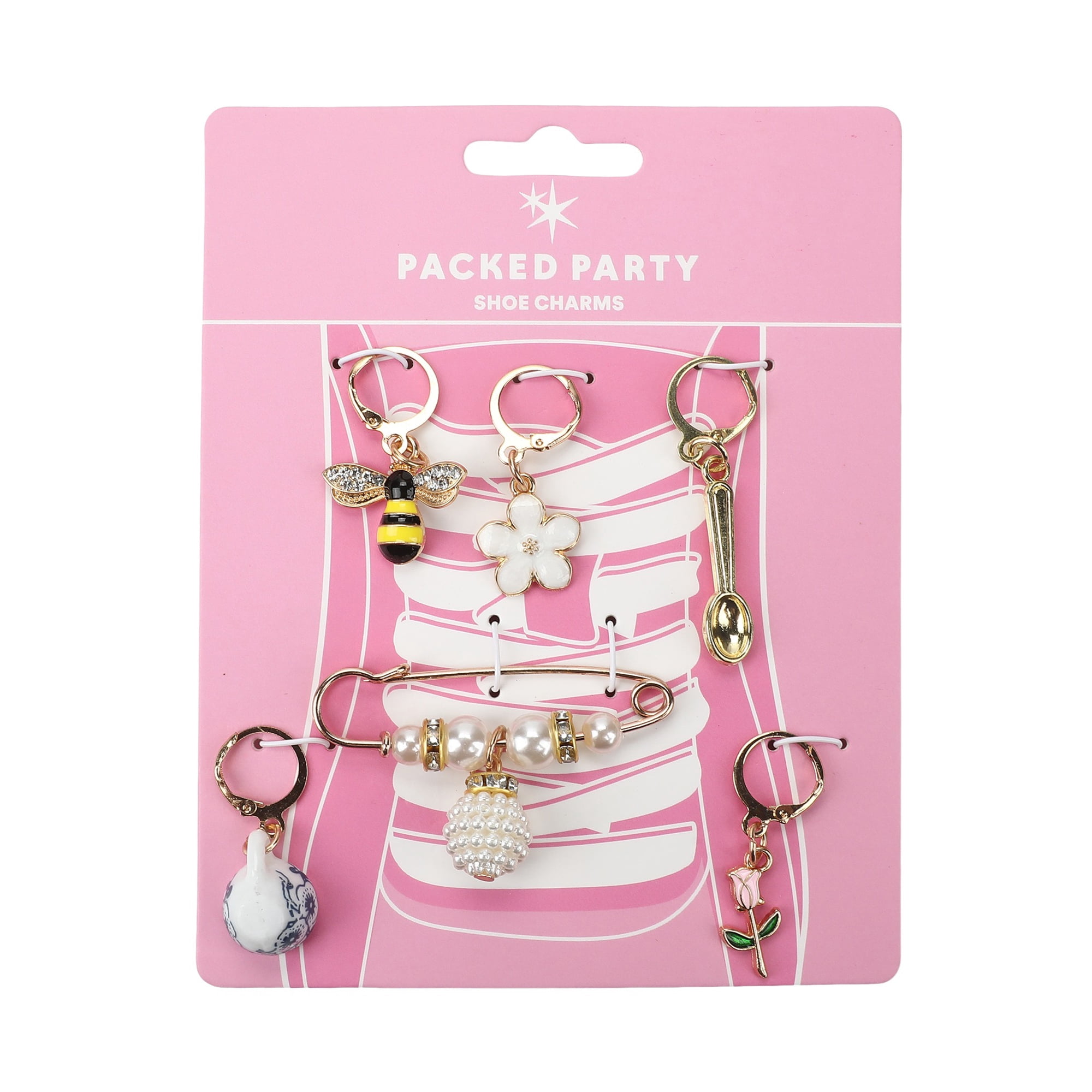 Packed Party Favorite Things Shoe Charm Set (6 Piece)
