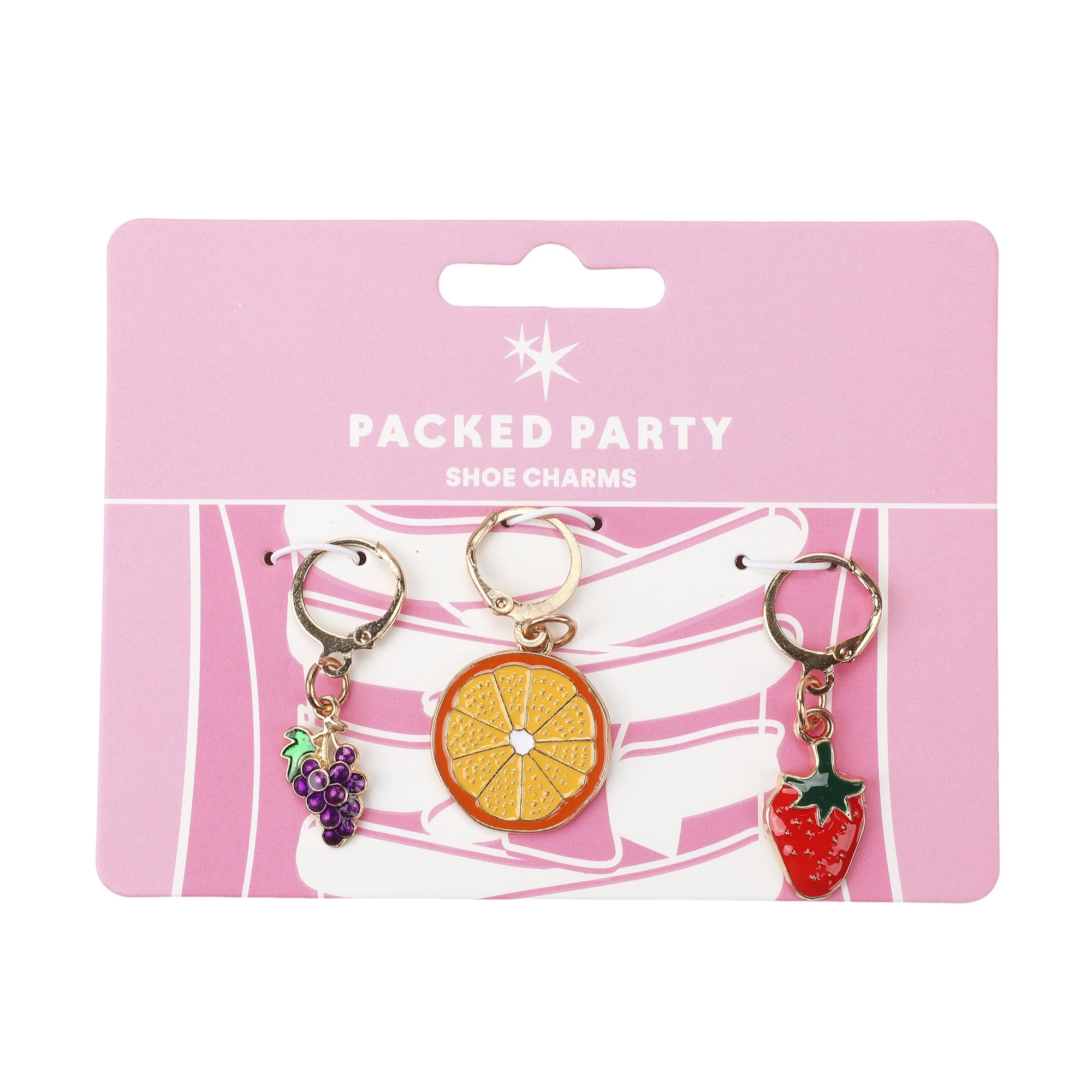 Packed Party Fruit Soirée Shoe Charm Set (3 Piece)