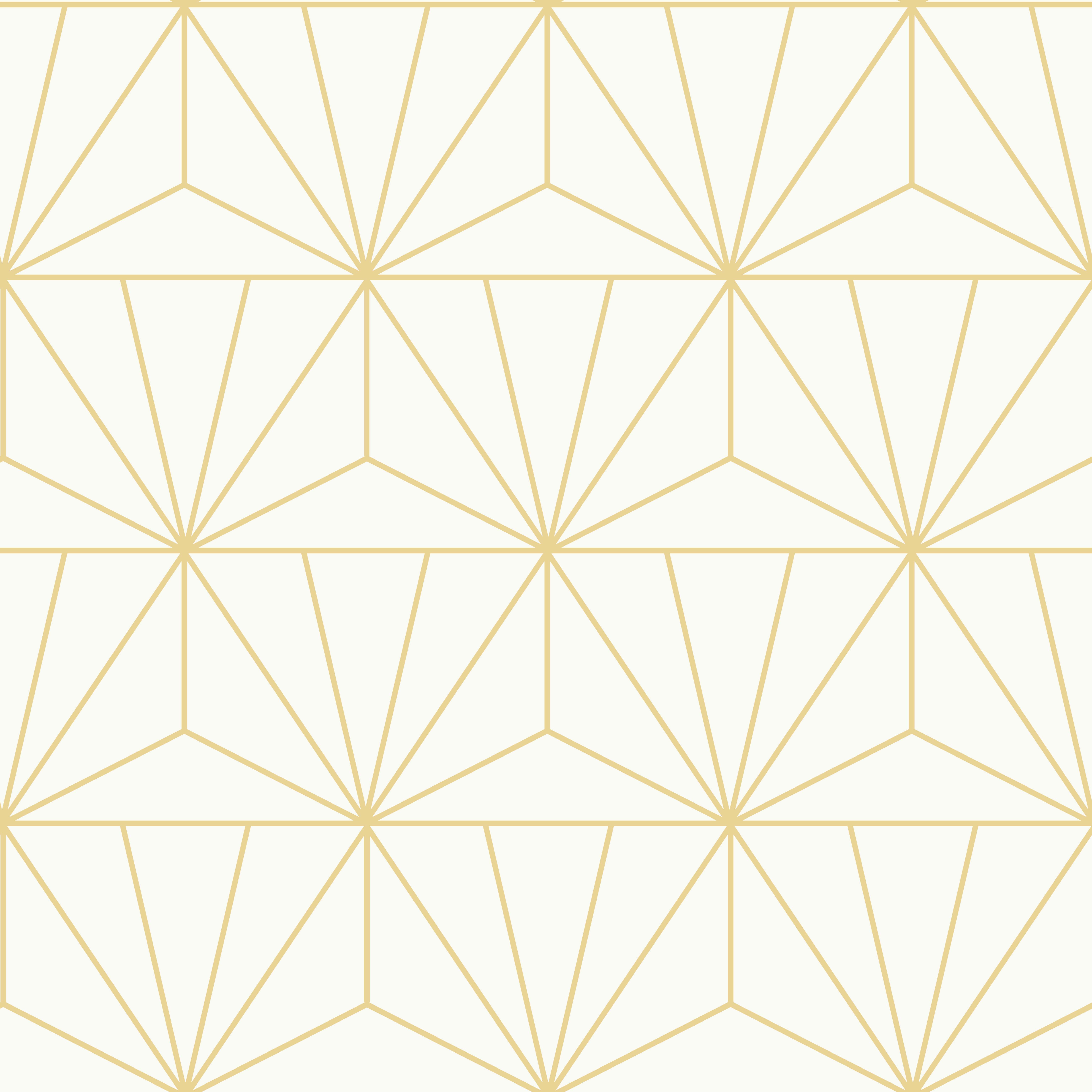 Packed Party Geometric Gold Standard Geometric Peel And Stick Vinyl Wallpaper, 216-in by 20.5-in, 30.75 sq. ft.