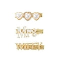 thumbnail image 1 of Packed Party Goldtone Wifey for Lifey Hair Clip Set, 3 Pieces, 1 of 4