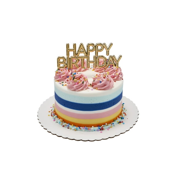 Packed Party Happy Birthday Round Cake