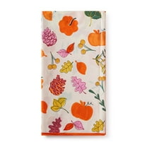 Packed Party Harvest The Good Times 84" x 54" Disposable Tablecloth 2 count