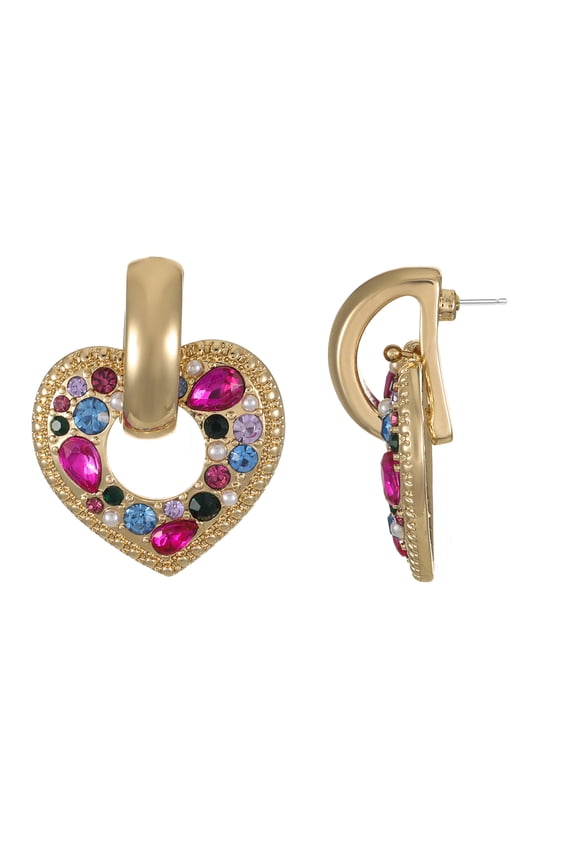 Heart Hoop Earrings