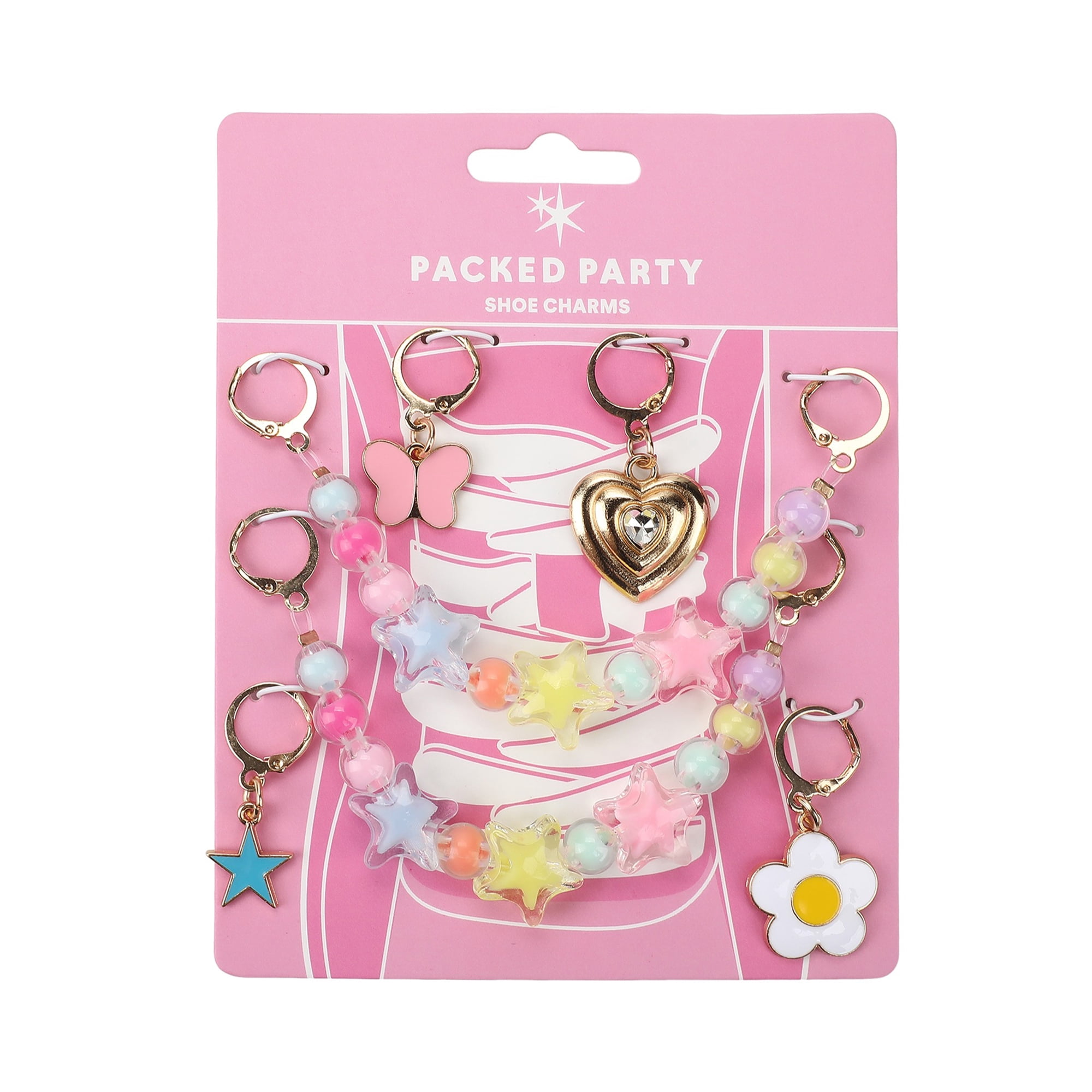 Packed Party Pastel Shoe Charm Set (6 Piece)