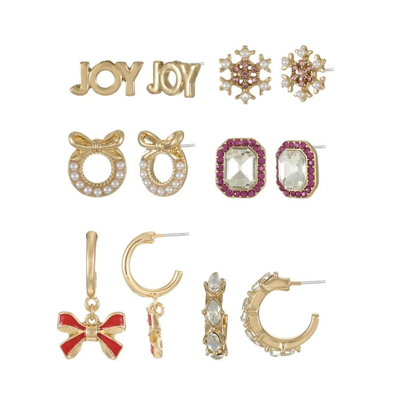 Packed Party Joy Christmas Earring Set
