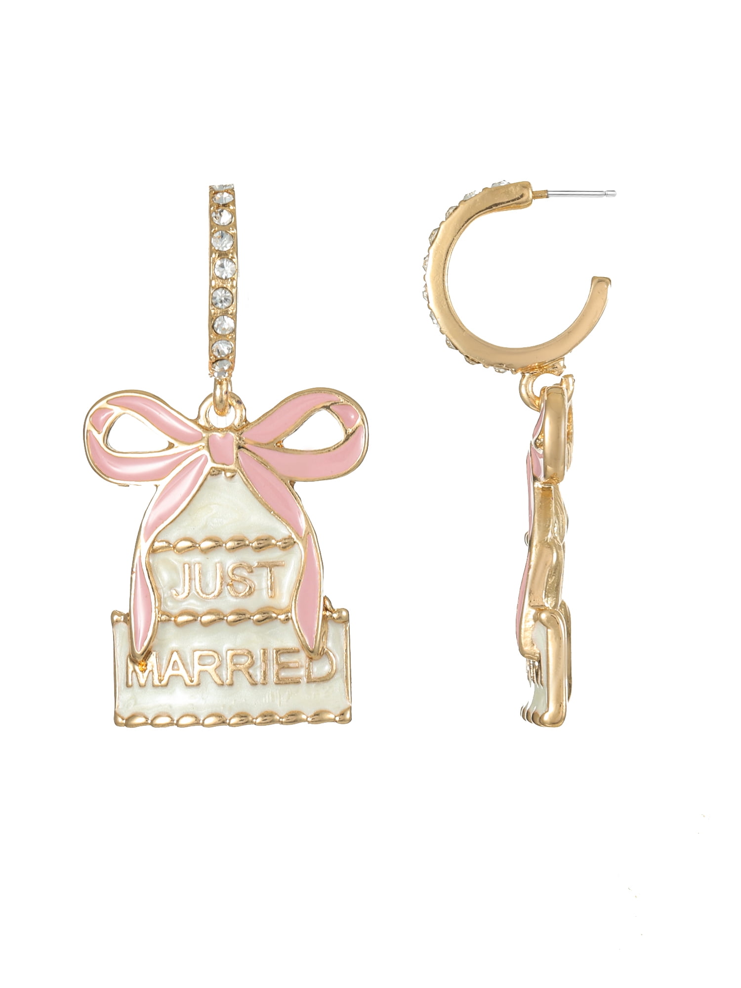 Just Married Earrings, 1 Pair