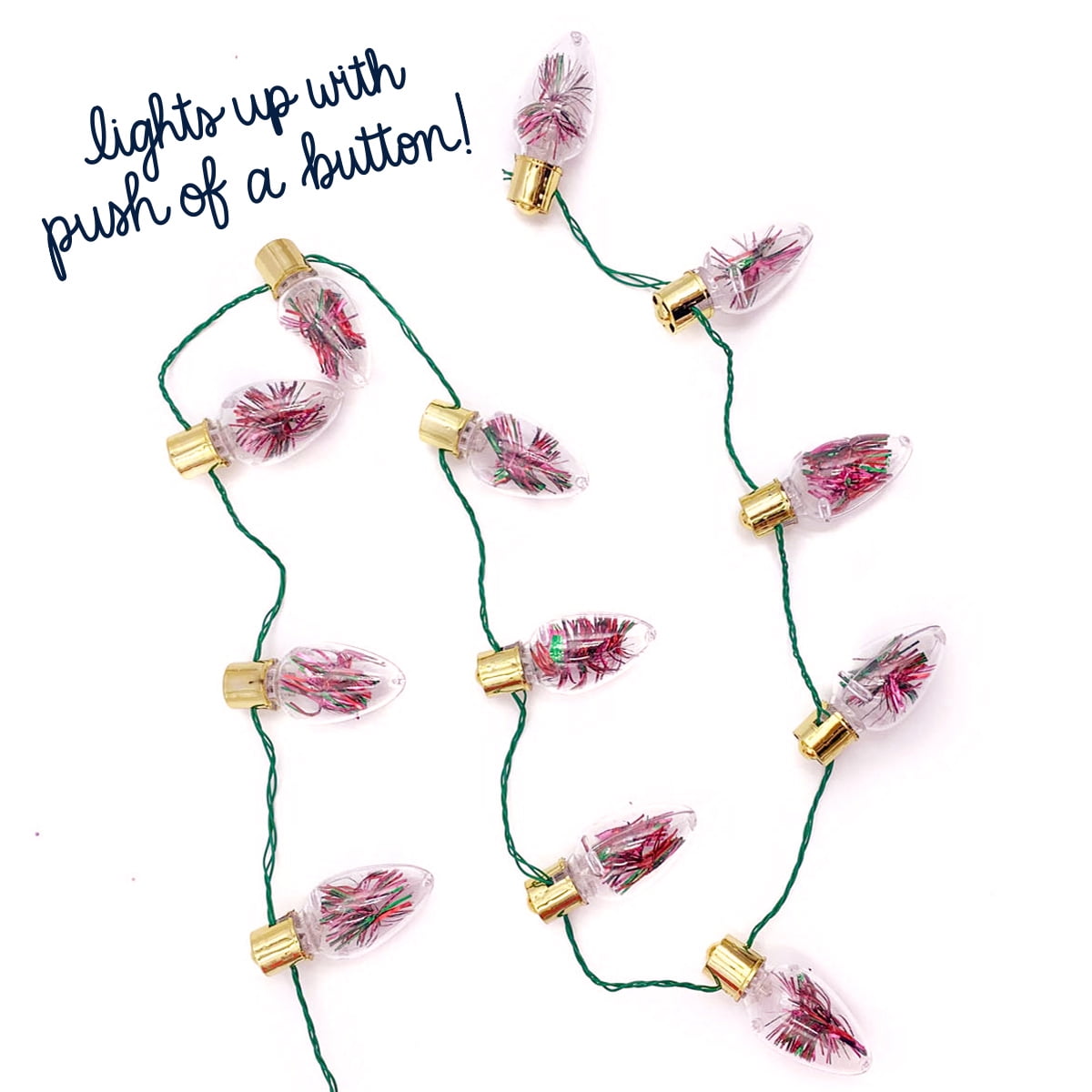 Packed Party 'Light It Up' Tinsel Light Strand Décor, 48" Strand of