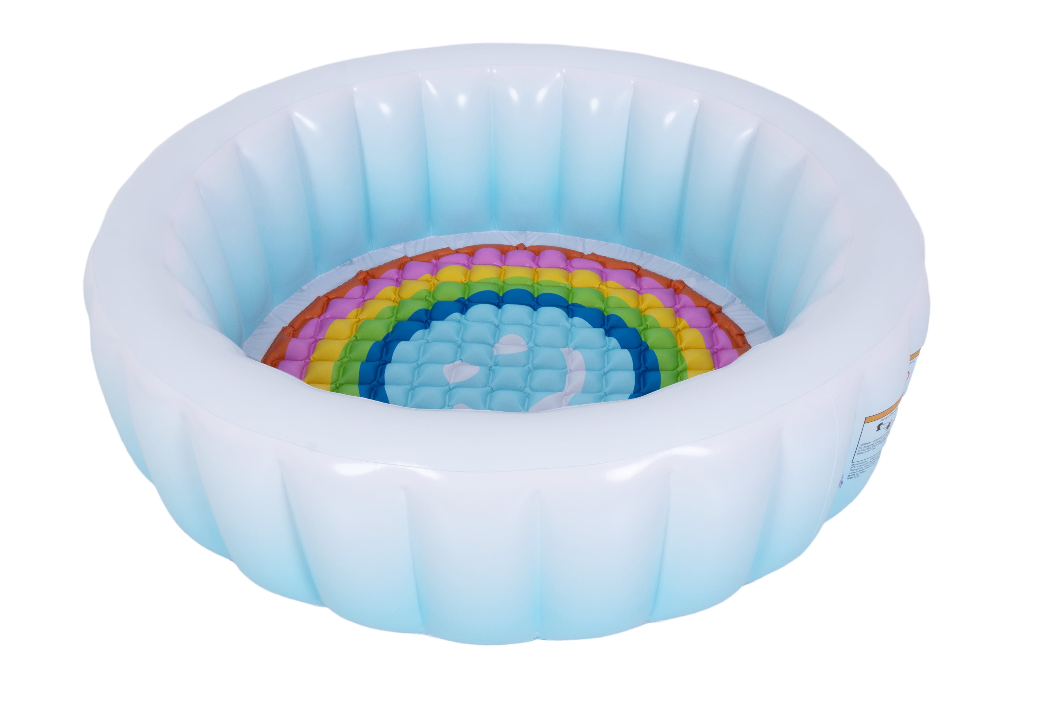 Packed Party Luxe Blue Ombre 59 Round Soft-Sided Inflatable Swimming Pool