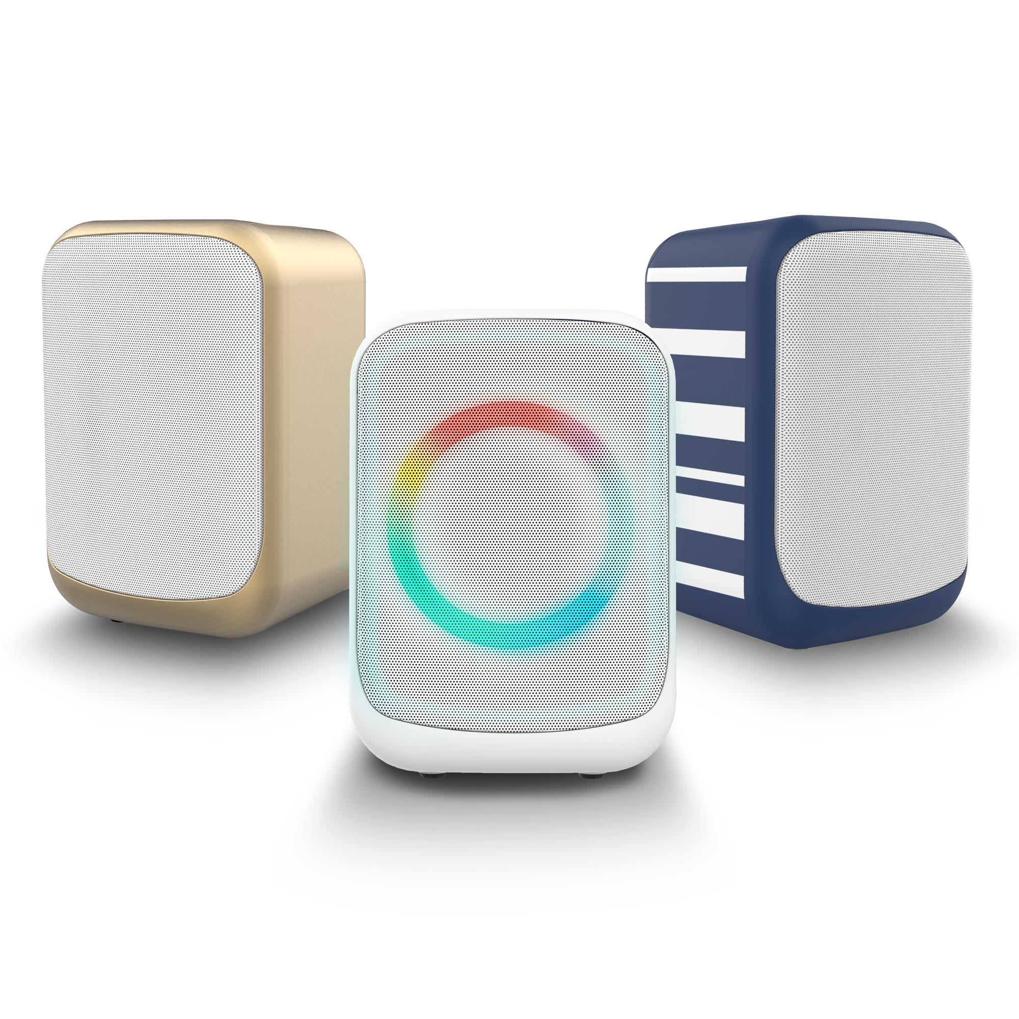 Packed Party "More Color More Fun" Portable Bluetooth Party Speaker, IPX5 Water Resistant, Rechargeable Battery