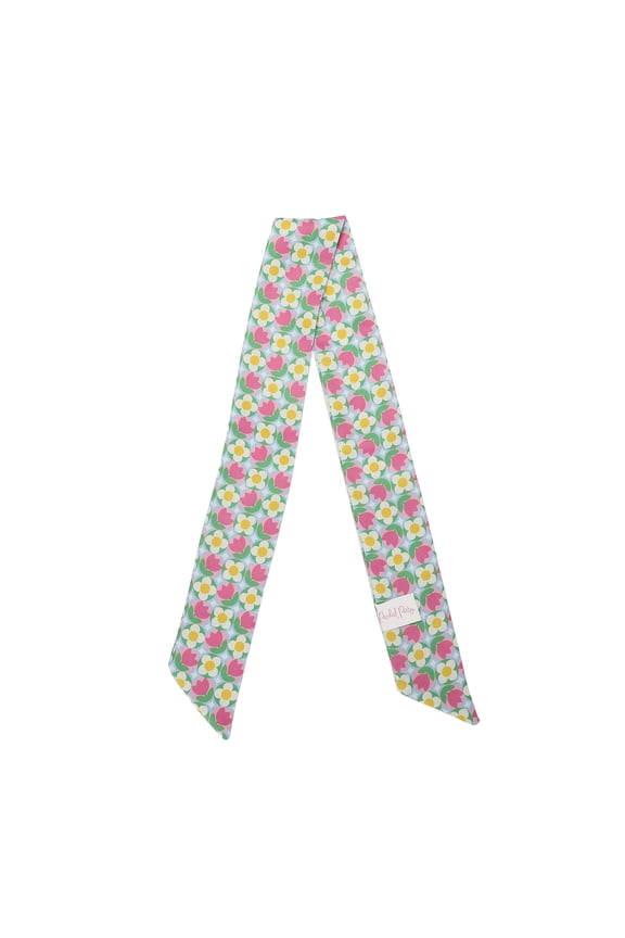 Floral Bag Scarf with Vibrant Character Multicolor Pattern for Adults
