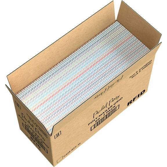 Packed Party Poly Bubble Mailers, #0 (6" x 9"), Grid Pattern, 72-Count Case
