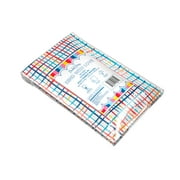 Packed Party, Poly Bubble Mailers, #0, 6" x 9", Grid Print, 2-Pack