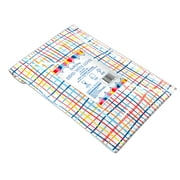 Packed Party, Poly Bubble Mailers, #2, 8.5" x 11", Grid Print, 2-Pack