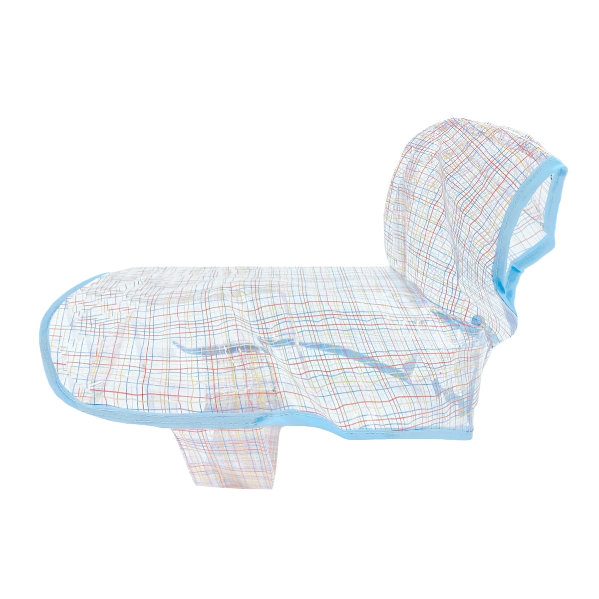 Packed Party Raincoat for Dogs, Grid, XL