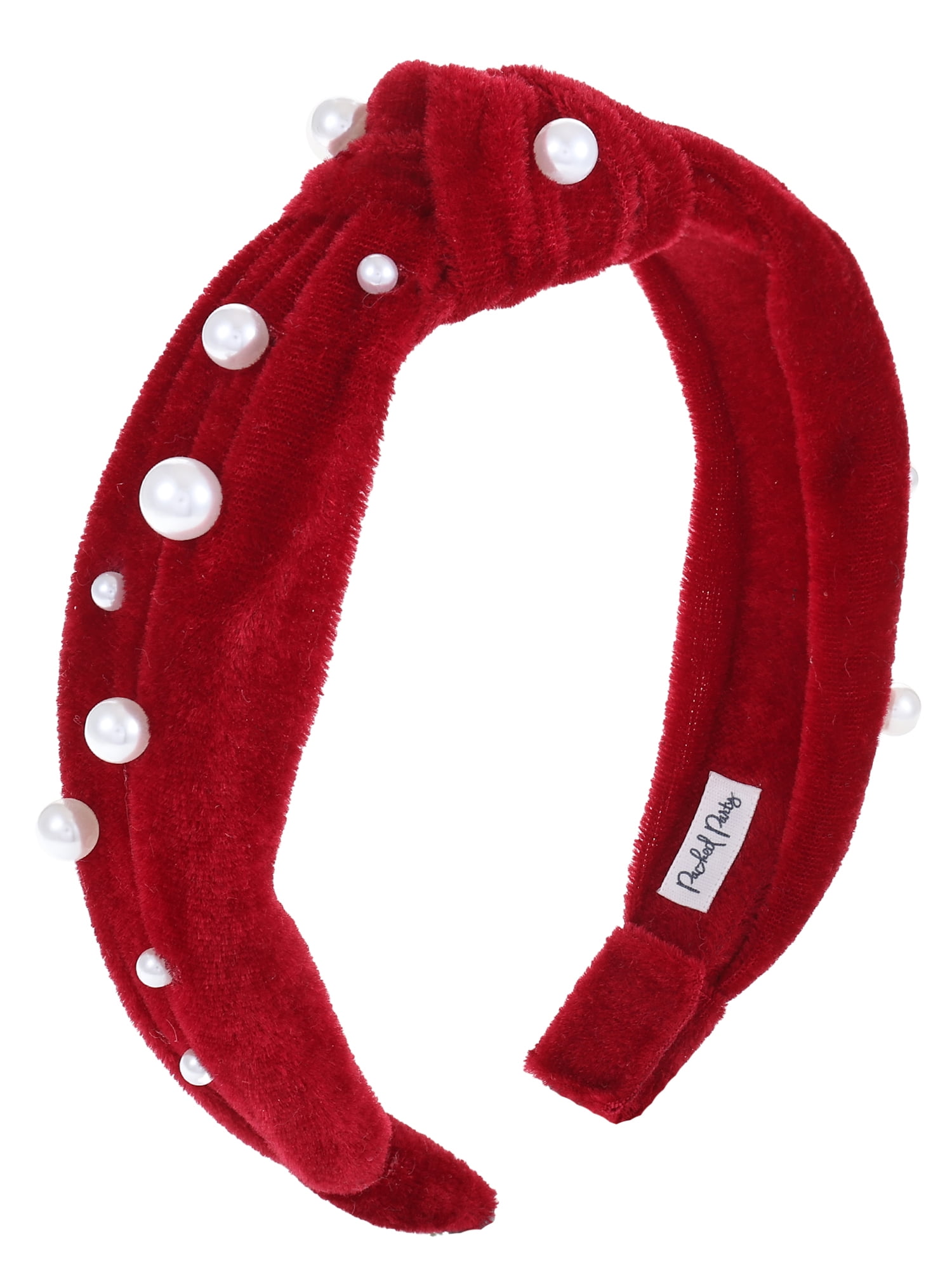 Packed Party Red Velvet Headband, Female, 1 Piece