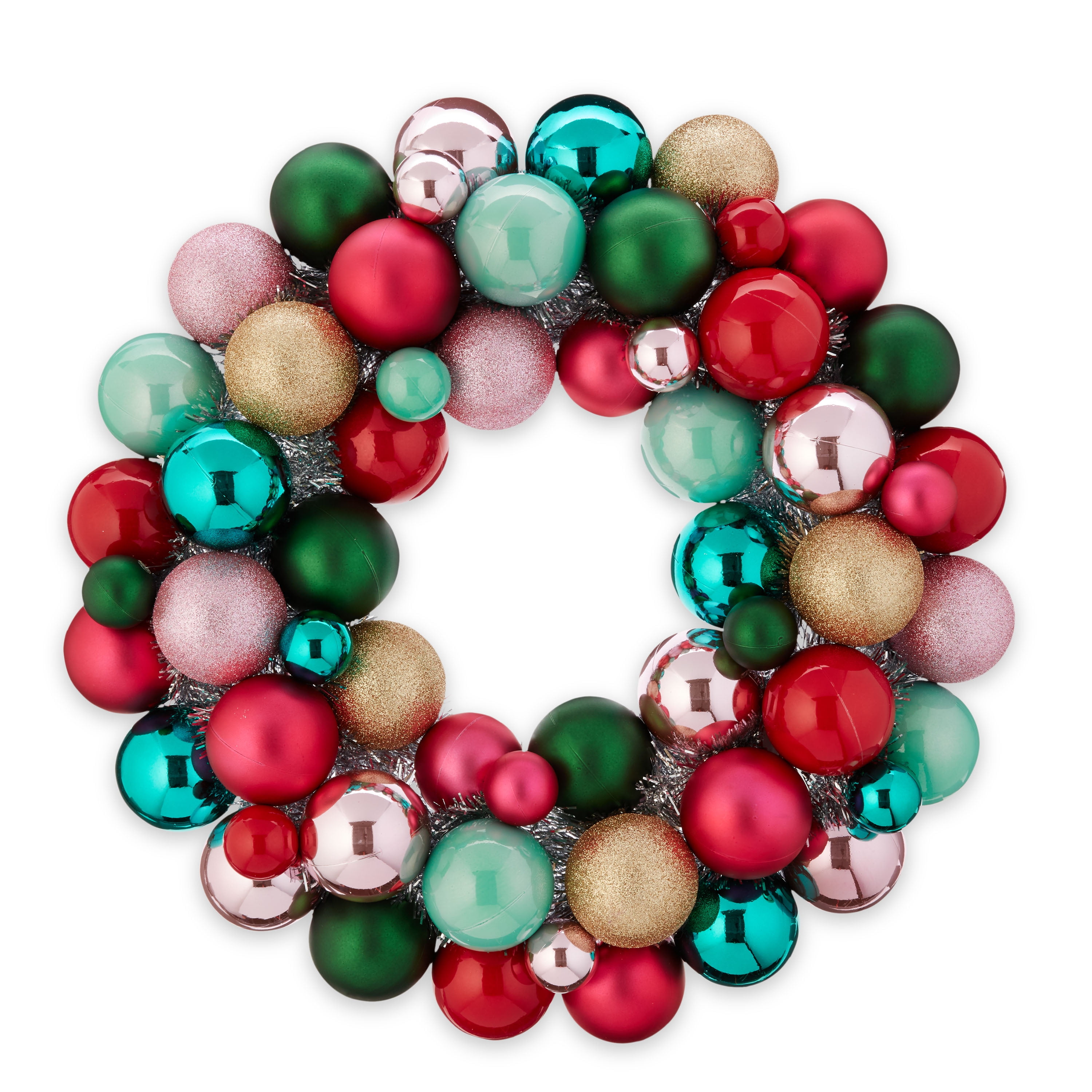 Packed Party ShatterSproof Christmas Wreath, 20 Inch - Walmart.com