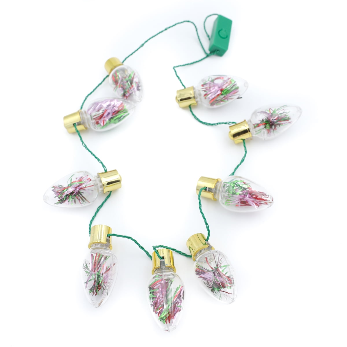 Packed Party Shine Brightly Christmas LightUp Bulb Necklace