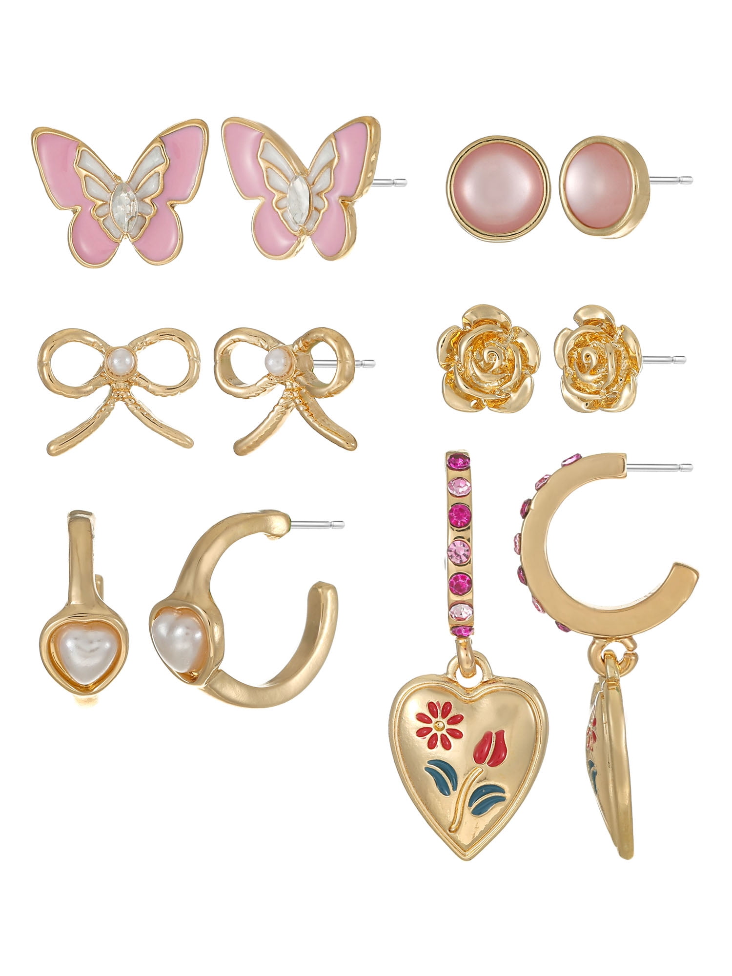 Springtime Sparkle 6-Piece Earring Set