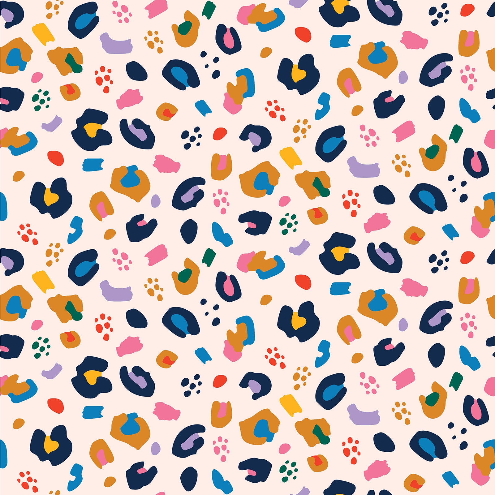 Packed Party Stay Wild Multicolor Vinyl Peel And Stick Wallpaper, 216-in by 20.5-in, 30.75 sq. ft.