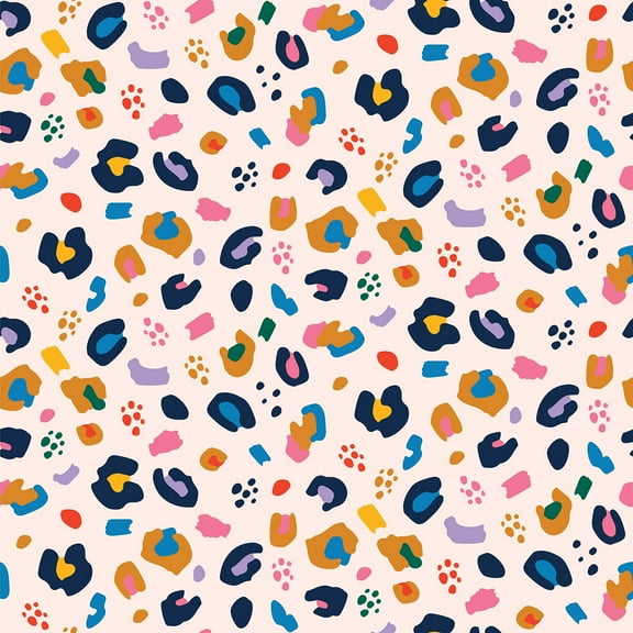 Packed Party Stay Wild Multicolor Vinyl Peel And Stick Wallpaper, 216-in by 20.5-in, 30.75 sq. ft.