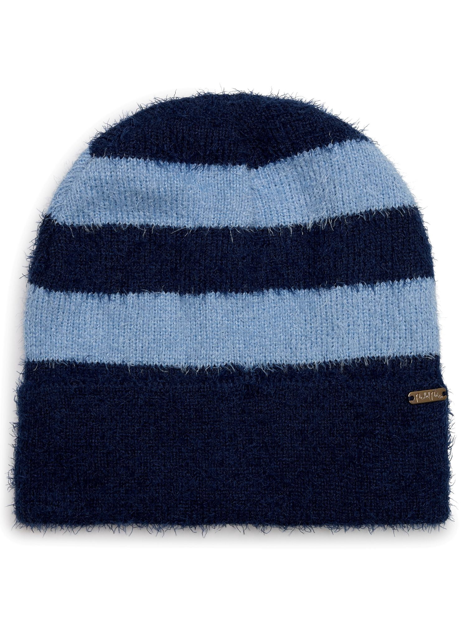 Packed Party Feeling Stripey Beanie, Navy
