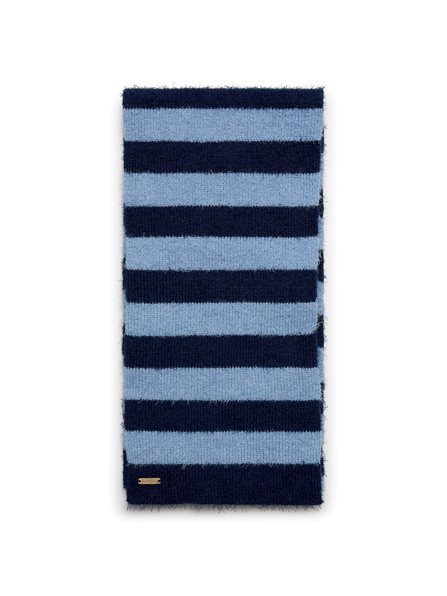 Packed Party Feeling Stripey Scarf, Navy