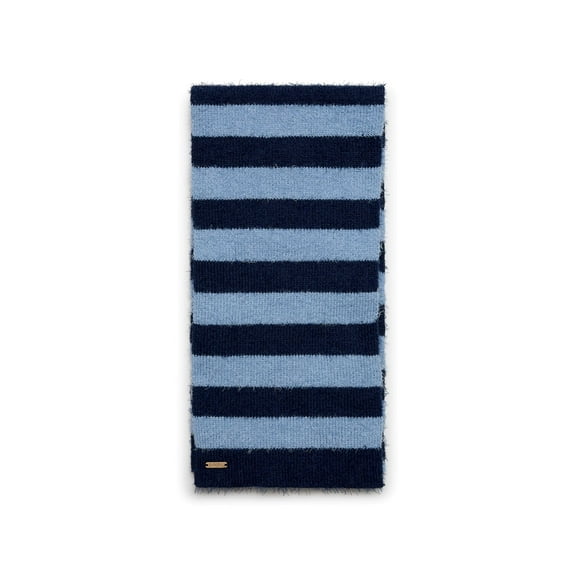 Packed Party Feeling Stripey Scarf, Navy